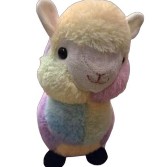 Peek A Boo Toys Llama Alpaca Plush Pastel Rainbow 11” Stuffed Toy - Picture 5 of 6